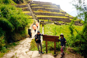 Phuyupatamarca in the Inca Trail route